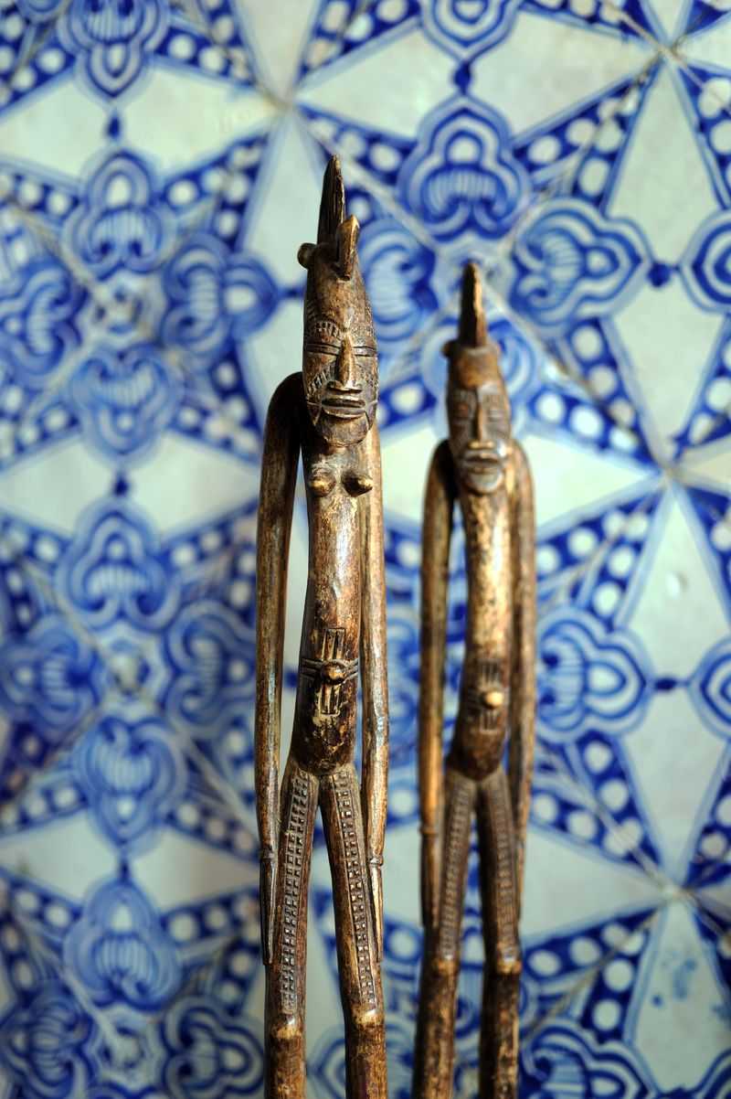 statuette africaine, chambre d'hôte, guest house, tunis medina