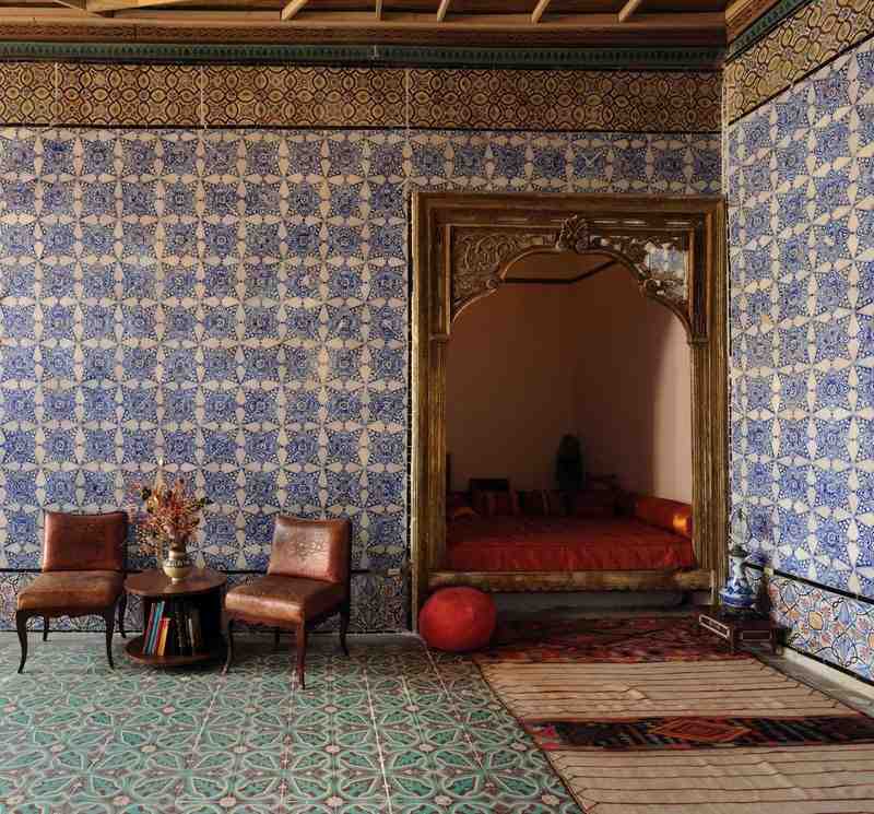 Bett, alcove, Fremdenzimmer, guest house, tunis medina