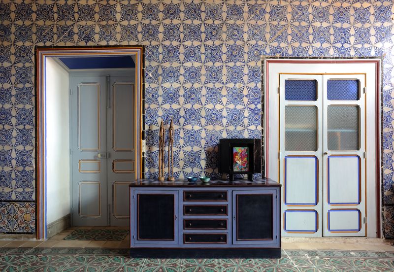 chambre bleue